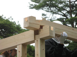 Tea house restoration